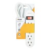 Woods 41299 Power Strip With Overload Safety Feature, 4 Outlets,