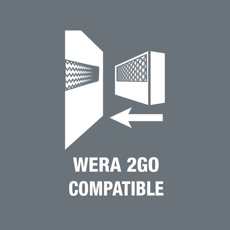 Wera Kraftform Kompakt 400 05057470001 Hand Holder and Bit Set
