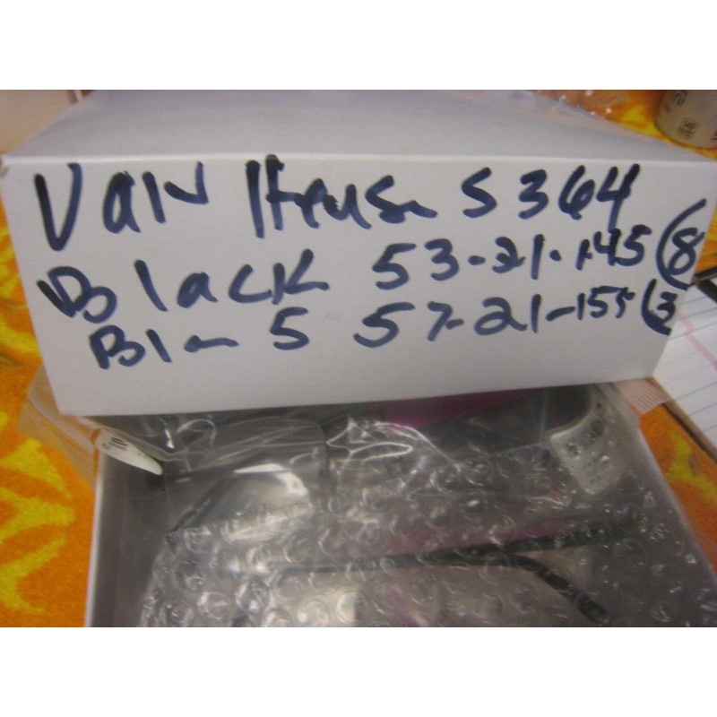 VAN HEUSEN EYEGLASS FRAMES Style S364 BLACK 53-21-145-38V With Generic