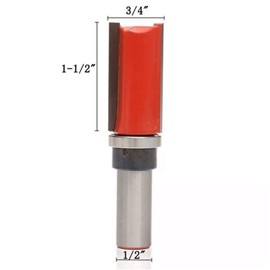 Shank Pattern Flush Trim Router Bit Woodworking Cutter Router Bit 1/2 Inch Router Bits