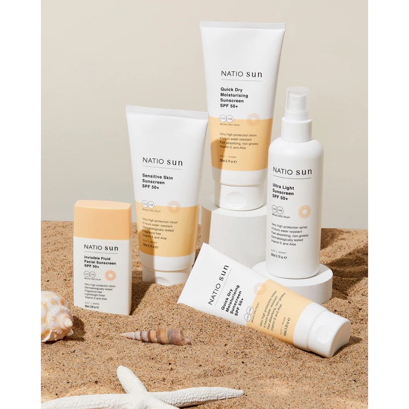Natio Sensitive Skin Sunscreen SPF 50+ 200ml
