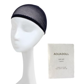 AQUADOL WGN001 Wig, Net, Human Hair, Synthetic Hair, Mixed Human Hair, Care Supplies, Medical Use