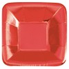 12cm Foil Red Square Paper Appetiser Plates, Pack of 8