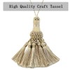 BEL AVENIR Set of 4 Tassel for Craft Elegant Polyester