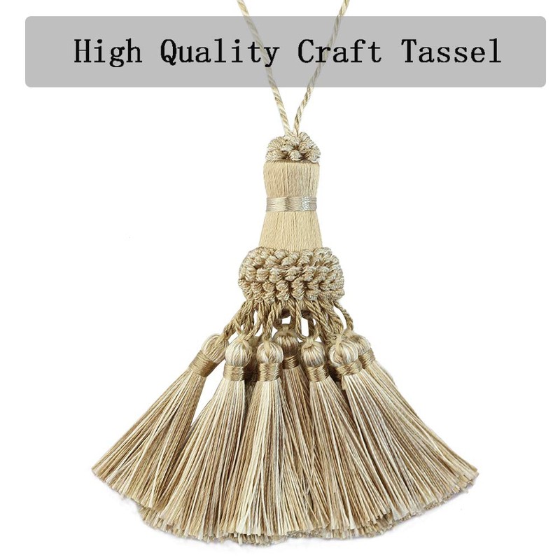 BEL AVENIR Set of 4 Tassel for Craft Elegant Polyester