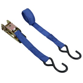 15ft Ratchet Tie Down Holding Strap Roof Rack Car Trailer Cargo Lash TE674