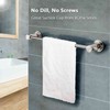 BOPai 24 inch Suction Cup Towel Bar, Brushed Nickel