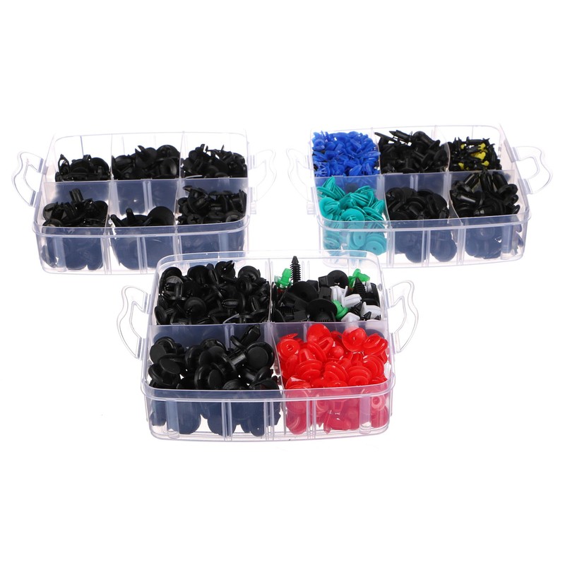 SIXTOL Vehicle Trim Clip Set, 700 Pieces, Mounting Clips, Universal