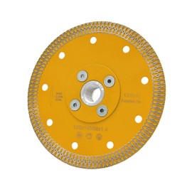 5" Diamond Blade Porcelain Tile Saw Blade with 5/8"-11 Flange for Granite Marble Tile Cutting