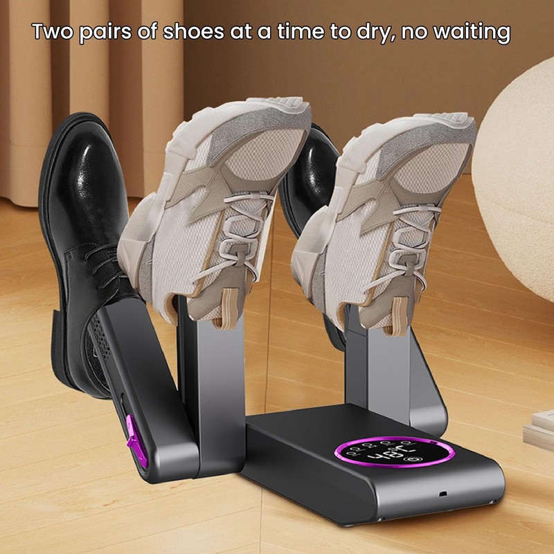 Ausla Boot Warmer with Portable Dual Arm Shoe Dryer, Timer
