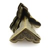 Tegg Box Corner Protector 20PCS Antique Brass Triangle Rattan Carved