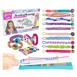 Friendship Bracelet Making kit,Jewelry Making Supplies Beads,Unicorn/Mermaid Crafts Gifts Set for Girls Teens Age 8-12