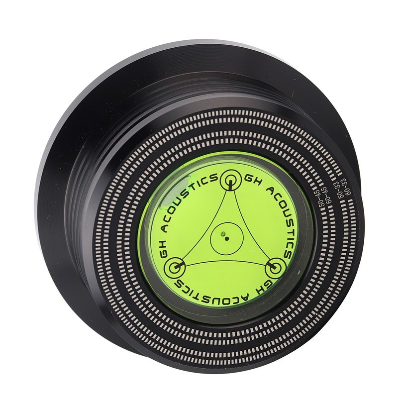 50/ 60Hz Bubble Level Speed Detection Turntable LP Vinyl Disc