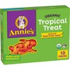 Annie's Organic Bunny Fruit Flavored Snacks, Tropical Treat, Gluten Free,
