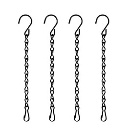 4 Pack Hanging Chain Set with Hooks for Bird Feeders, Birdhouses, Planters and Other Ornaments