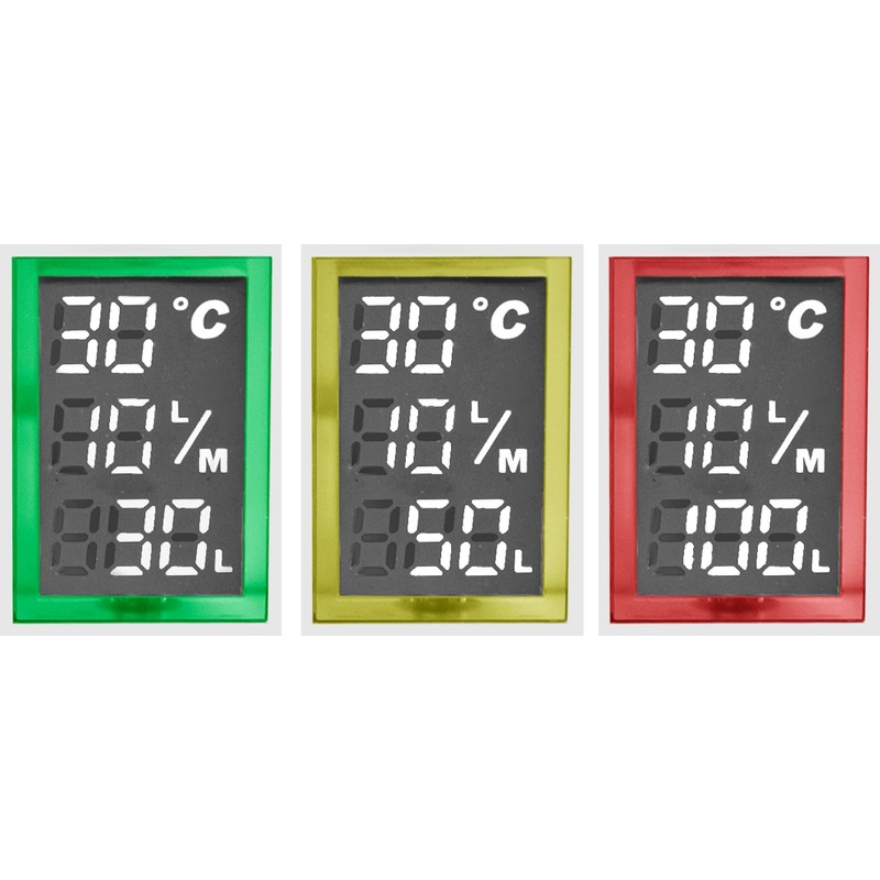 Cornat Smartly TECB3394 Consumption Meter with Digital Display Chrome-Plated 3