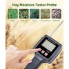TK100H Portable Hay Meter, Hay Tester with Probe, Fast Measurements,