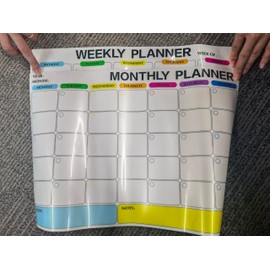 Magnetic Dry Erase Calendar Whiteboard Set 3 Pack