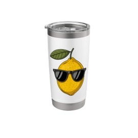 Cool Lemon Sunglasses for Men Women Kids Stainless Steel Insulated Tumbler