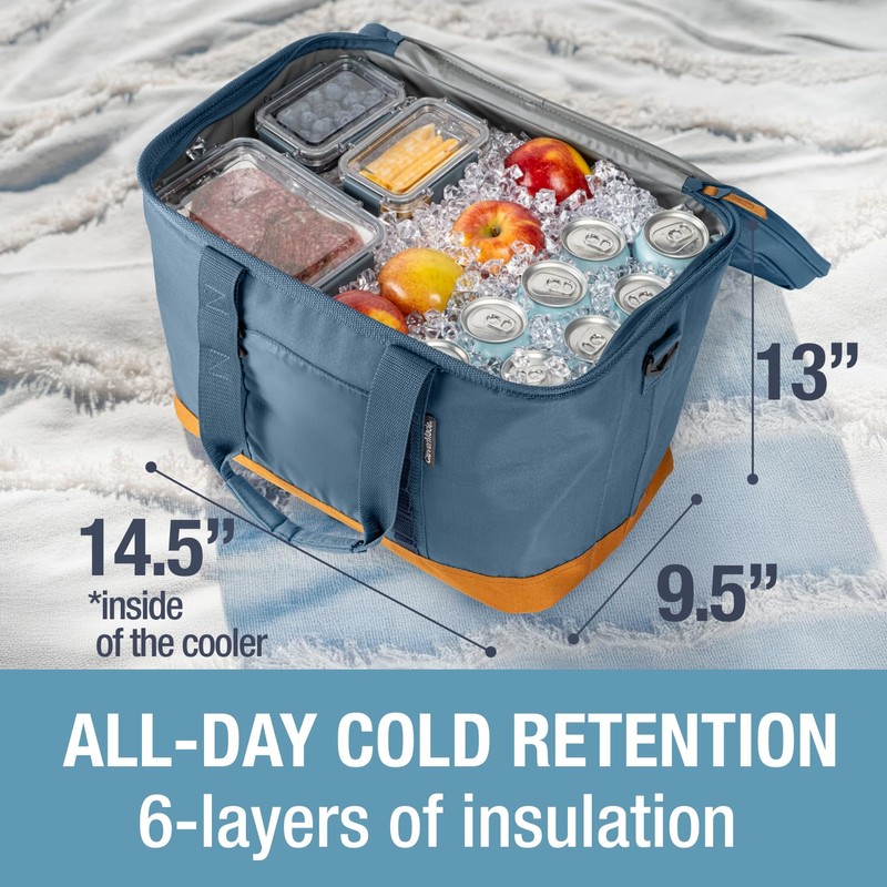 CleverMade Pacifica Collapsible Insulated Cooler – 50 Can / 31