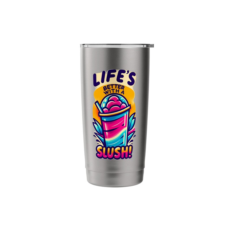 Slushi - Life's Better With a Slush! Stainless Steel Insulated