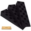 SKIR'CO (Pack of 4) Black Plastic Ridging Wedges 149x45x30mm Leveling