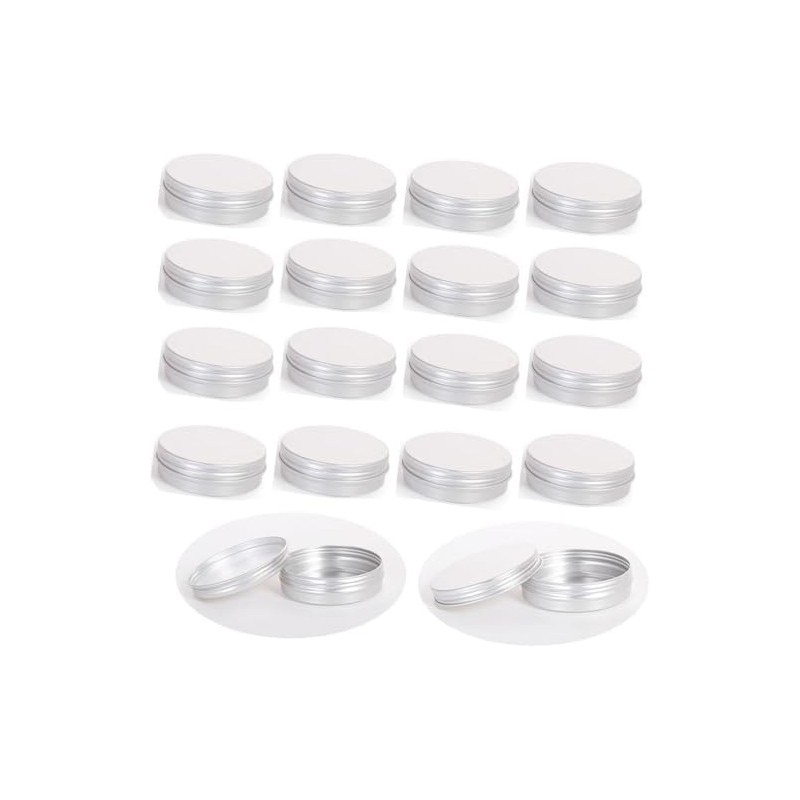 18 Paquete de Tarros de Hojalata de 100ml, Latas Redondas