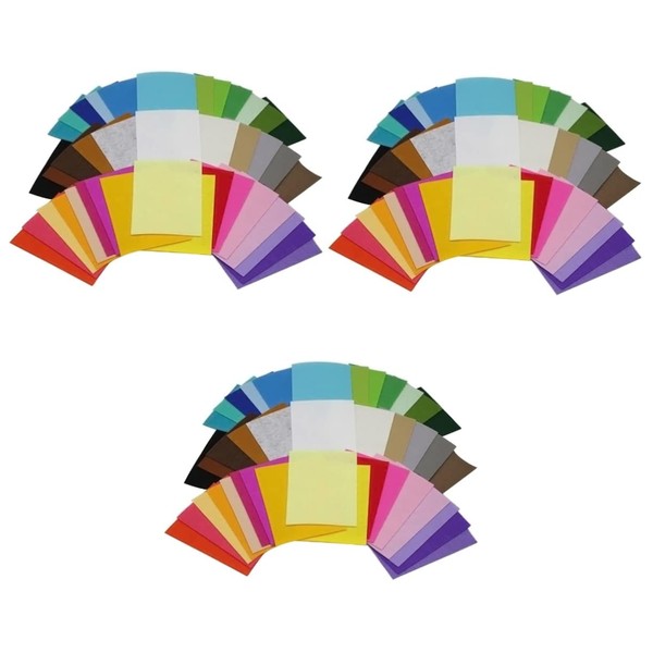 TEHAUX 120pcs Non-Woven Fabric Squares for Craft Projects Felt for