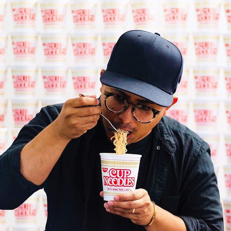 Nissin Cup Noodles Ramen Noodle Soup, Beef, 2.25 Oz (Pack