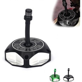 JFG RACING Billet Gas Fuel Tank Cap Cover for KX85 KX100 14-23/KX250 05-08 19-23/KLX110L 10-20/KX250F KX450F 06-18/KX450 19-23/KLX450R 08-15 18-19/KFX450R 08-23-Black