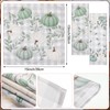 Funnymoom 24 Pcs Fall Pumpkin Cloth Napkins Pumpkin Eucalyptus Leaves