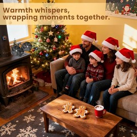 Wood Stove Fan Heat Powered | Non Electric Heat Activated Fan for Wood Burning Stove| Thermoelectric Fireplace Fan | Stove Accecories w/Thermometer