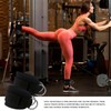 Lifting Straps with D Rings Wrist Cuff Cable Attachment Adjustable