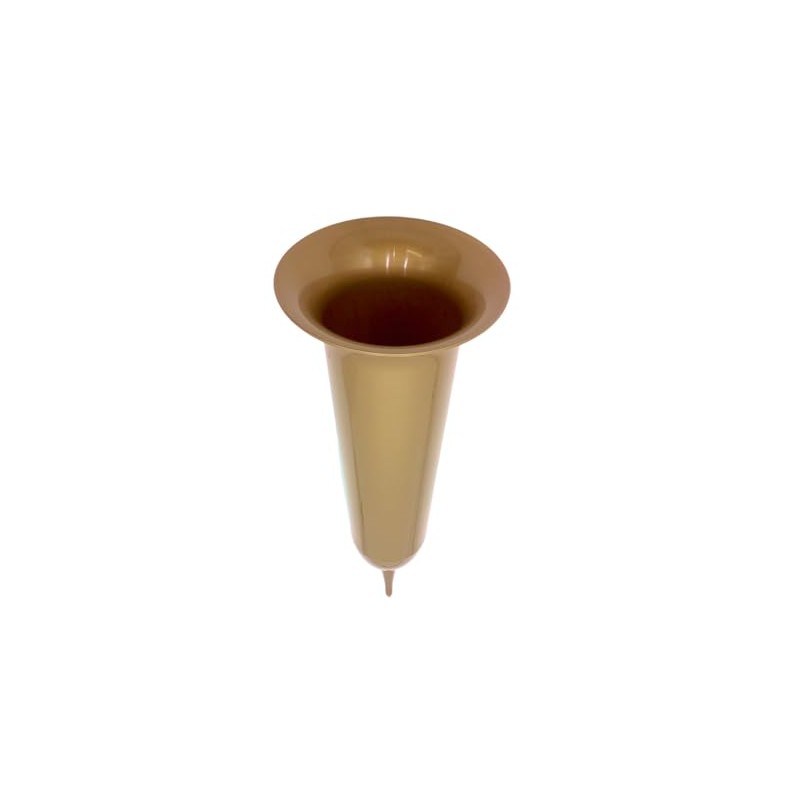 BURI Grave Vase Copper Cemetery Vase Grave Decoration Grave Decoration