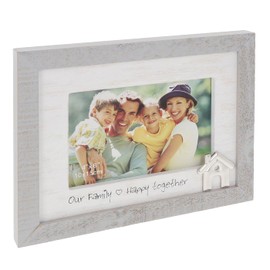 Shudehill Giftware Rustic Sentiment Frame - Friends, Family, Dog & More Designs (Family)