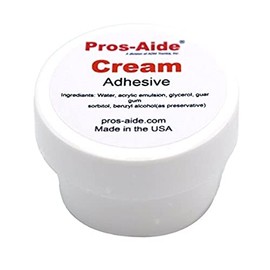 Pros-Aide Adhesive Cream 0.5 oz / 14 gm - Prosthetic Adhesive for Makeup Artists and Prosthetics - No Drip - Latex Free
