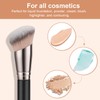 TEOYALL Foundation Contour Brush Set, 2PCS Angled Synthetic Kabuki Brush
