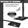 2-Be-Best Universal Ceiling Mount with Tray for Projector, 11.8IN-20.5IN /