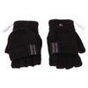 USB Heated Gloves Electric Half Hands Double Sided Heating Warm