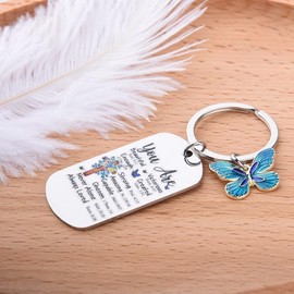 Christian Inspirational Gifts for Women Friend Bible Verse Keychain Gifts for Sister Women Spiritual Religious Gift for Daughter Mom Jesus Christmas Gifts for Women Granddaughter Catholic Gifts Women