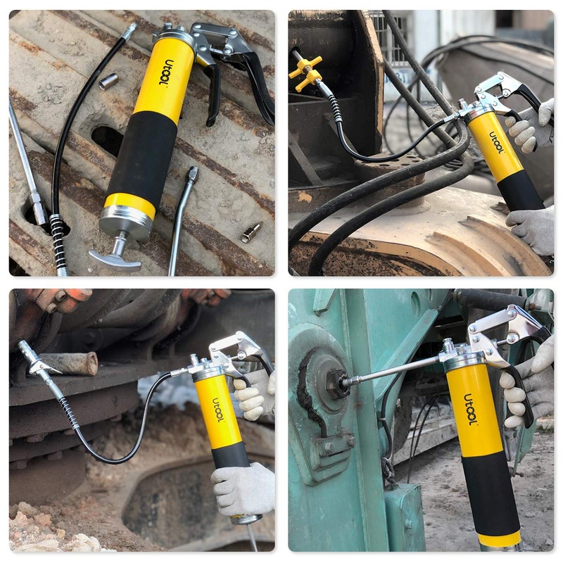 UTOOL Grease Gun, 8000 PSI Heavy Duty Pistol Grip Grease