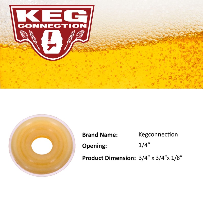 Kegconnection Regulator Washer - Nylon CO2 Tank to Draft Beer