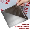 Pelopy 24 by 36 Inch Reversible Stainless Steel Backsplash Metal