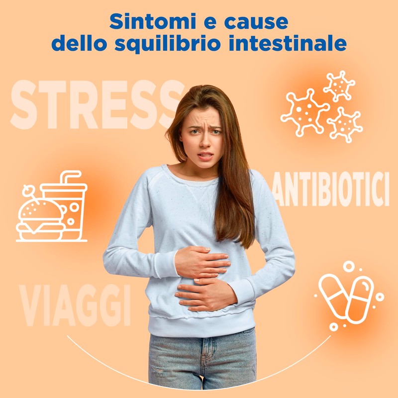Lactoflorene Plus, Integratore Fermenti Lattici Vivi per l'Equilibrio Intestinale, con