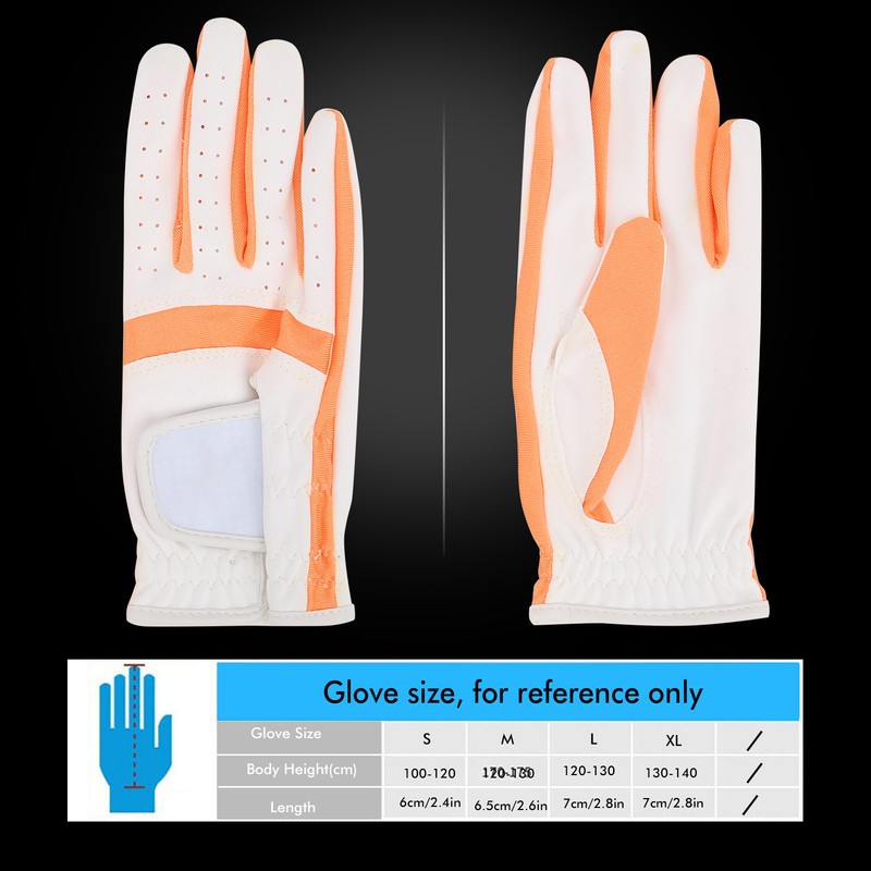 Professional Golf Gloves for Young Children Breathable Fiber Cloth Gloves