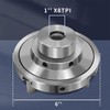 NNBWKIXI 6 Inch Wood Lathe Chuck Set 4 Jaws Self-Centering