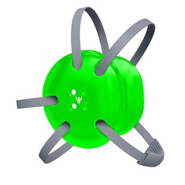 Great Call Athletics | Wrestling Classic Headgear | Earguard Adult Grappling Head Gear | Adjustable Ear Guards Silver Straps (Neon Green w/ Silver Straps)