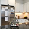 2Pcs 3D Metal Fridge Magnet Eiffel Tower Paris France Souvenir