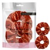 Velvel Scrunchie, Orange 2pcs