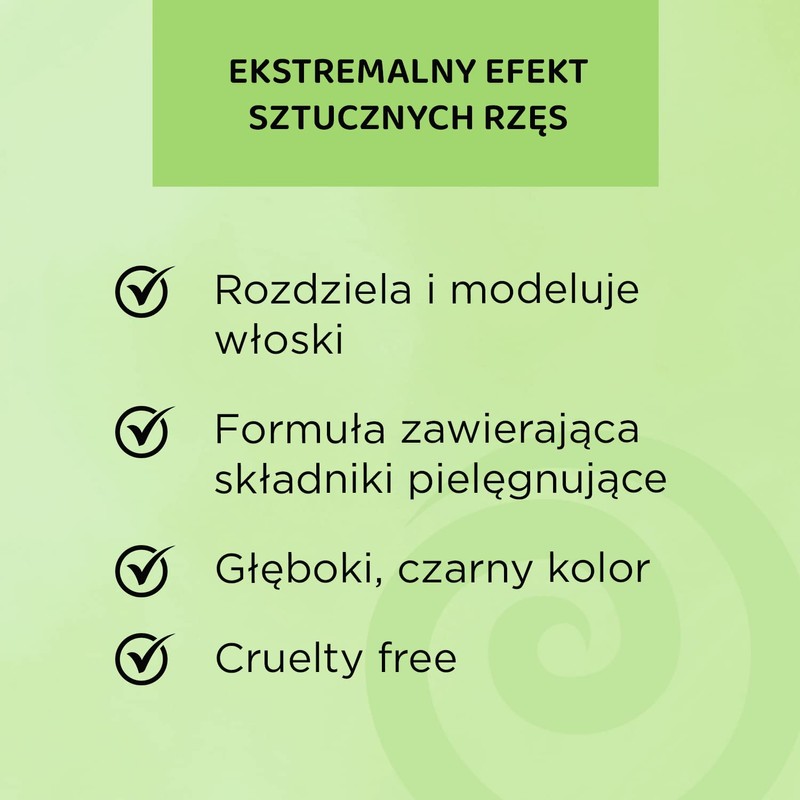 Mascara False Definition 4D and Waterproof EXTENSION VOLUME Professional Make